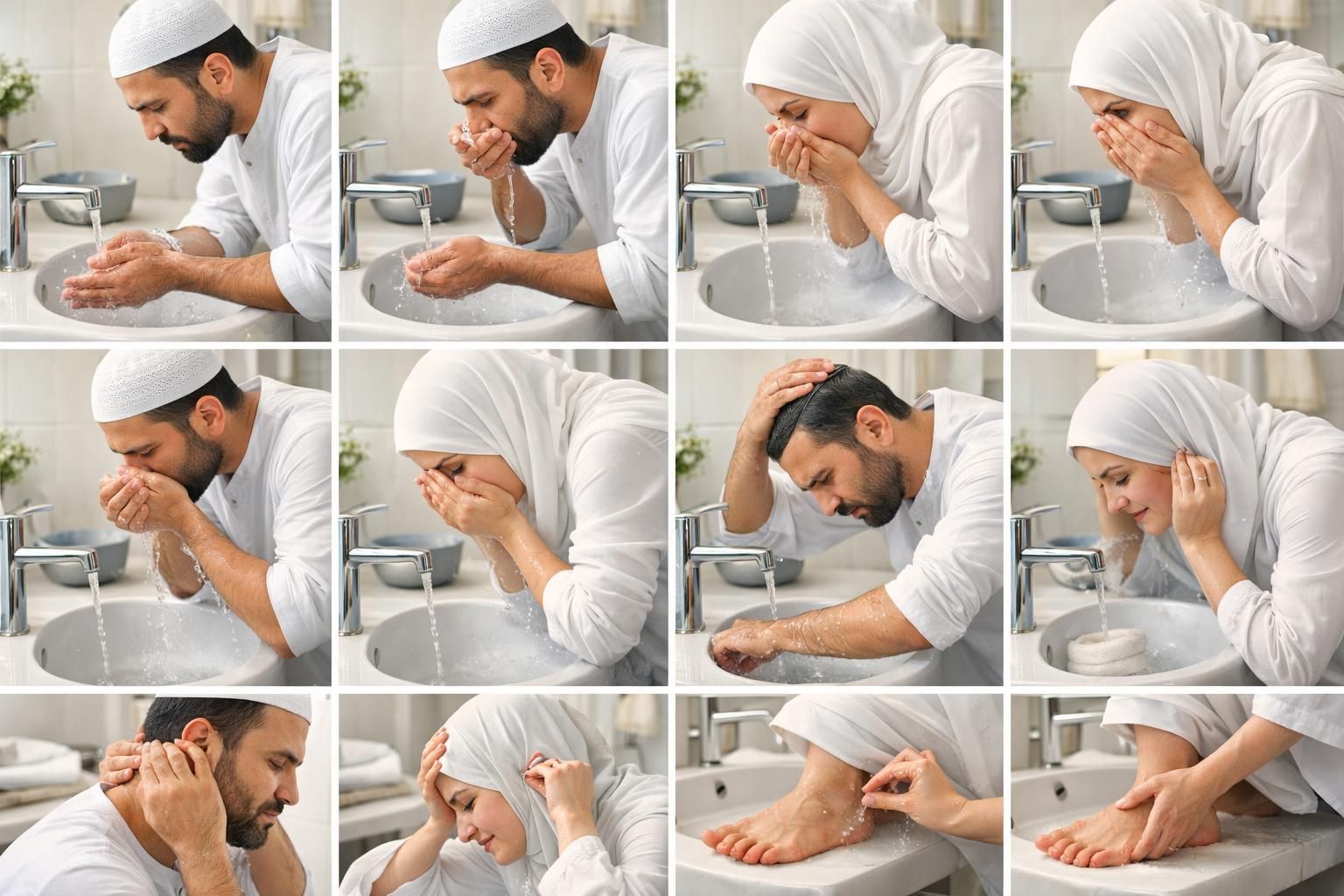 Comment bien faire ses ablutions wudu guide pas à pas