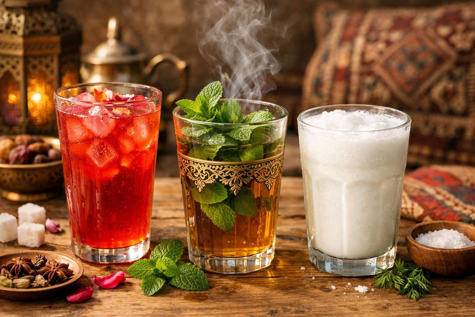 Dans les ruelles parfumées d&rsquo;une médina imaginaire ou dans un petit salon de thé de Marseille tenu par Leila, la rencontre entre le sucre, la menthe et le thé vert offre une expérience sensorielle profonde. Ce texte propose une véritable [&hellip;]