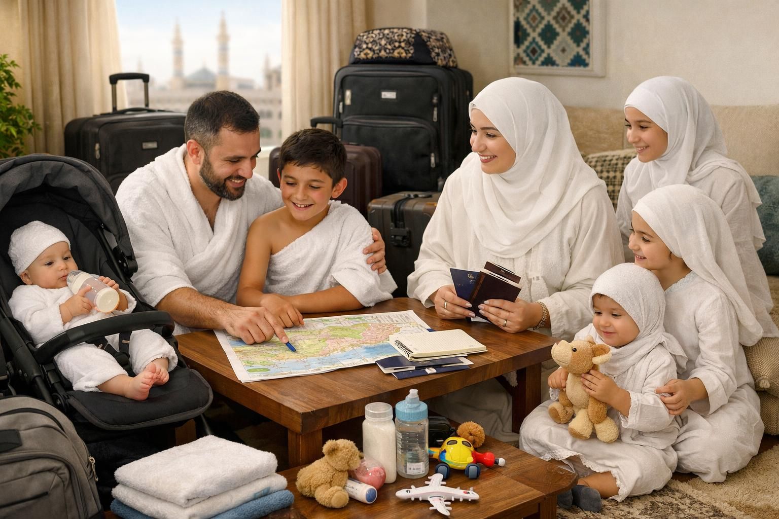 Partir accomplir une Omra en famille transforme un simple voyage en une aventure éducative et spirituelle. Ce guide suit la famille El Amini, qui a organisé son premier pèlerinage avec deux enfants en bas âge, pour illustrer des solutions concrètes [&hellip;]