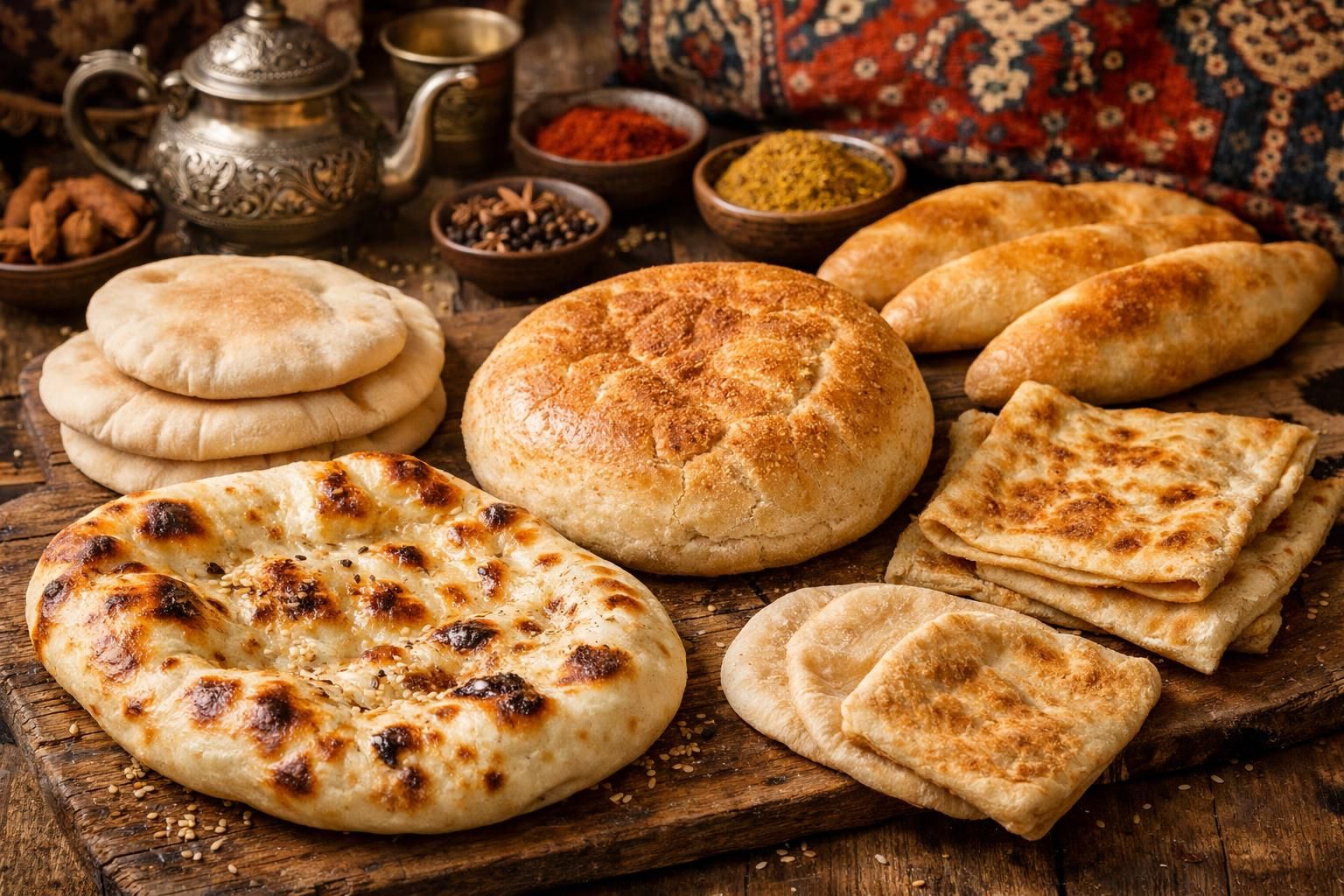 Dans de nombreuses cuisines du monde musulman, le pain n’est pas simplement un accompagnement mais un pilier de la tradition culinaire. Que l’on parle du naan moelleux servi dans les bouillons épicés de l’Inde ou du khobz doré cassé à [&hellip;]