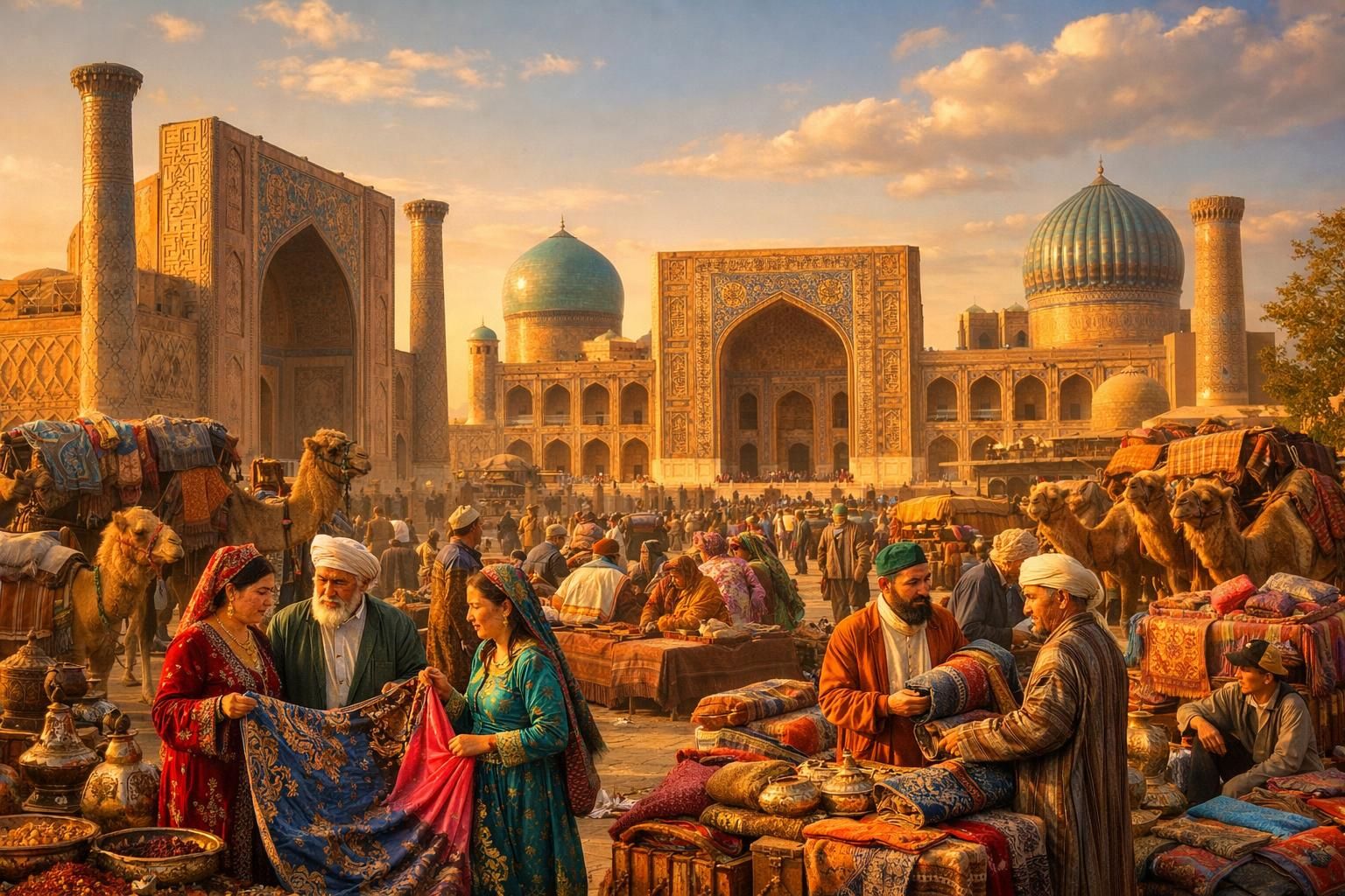 Samarcande et la route de la soie un héritage vivant de l&rsquo;Asie centrale